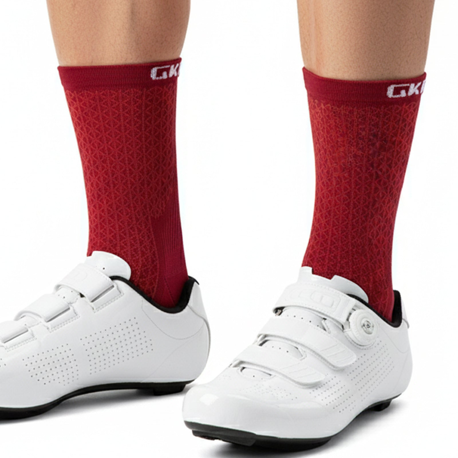 GKRQ Gravel Series Textured Cycling Socks - Olive