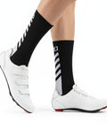GKRQ Stealth Black Speed Stripe Cycling Socks