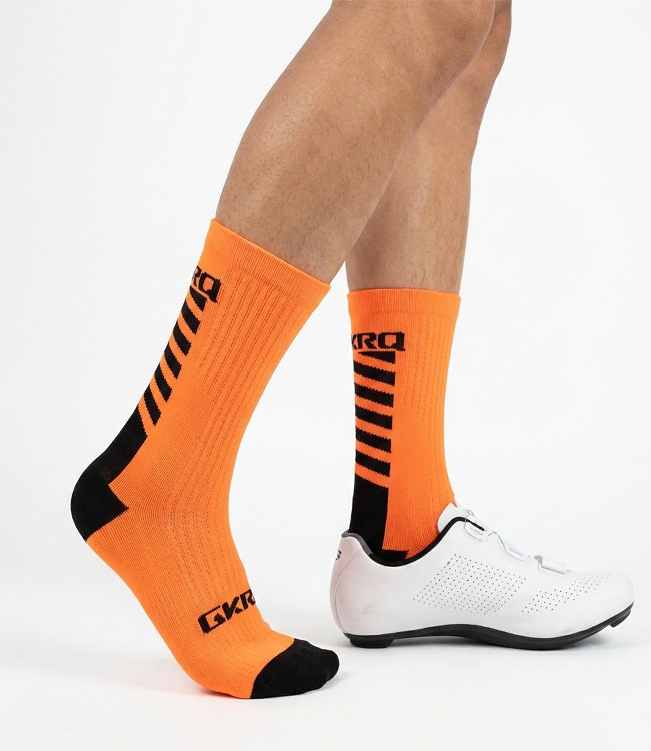 GKRQ Speed Stripe Pro Cycling Socks - Orange