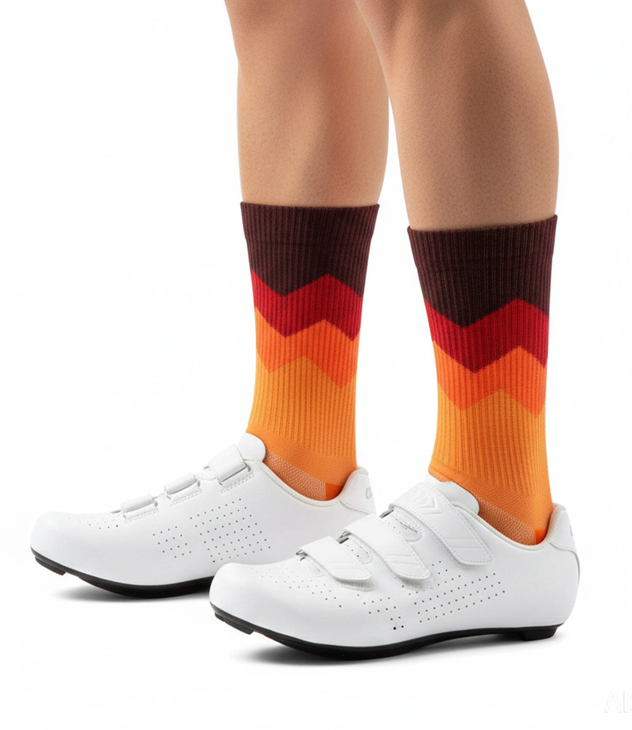 GKRQ Alpine Sunset Cycling Socks