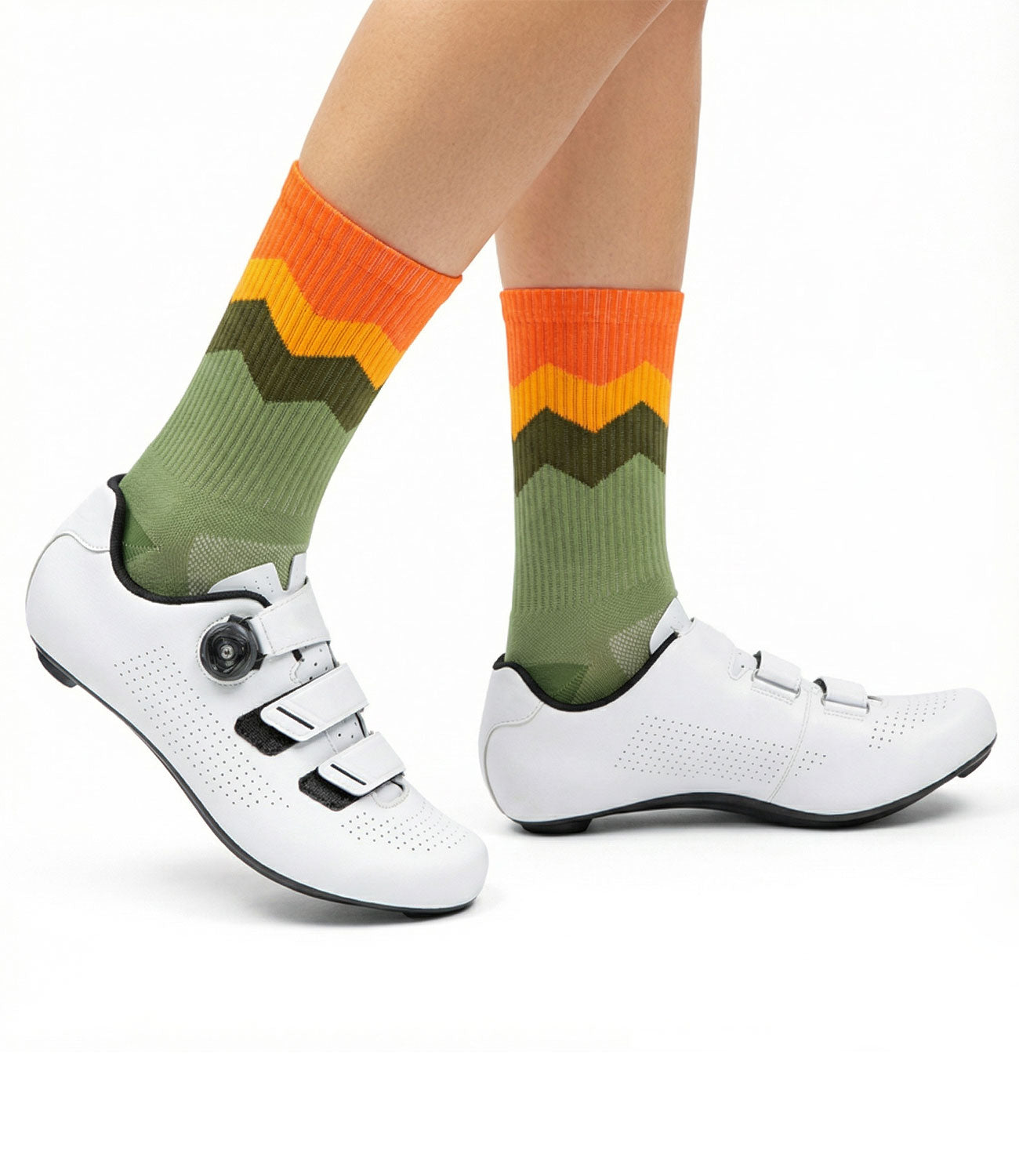 GKRQ Alpine Sunset Cycling Socks