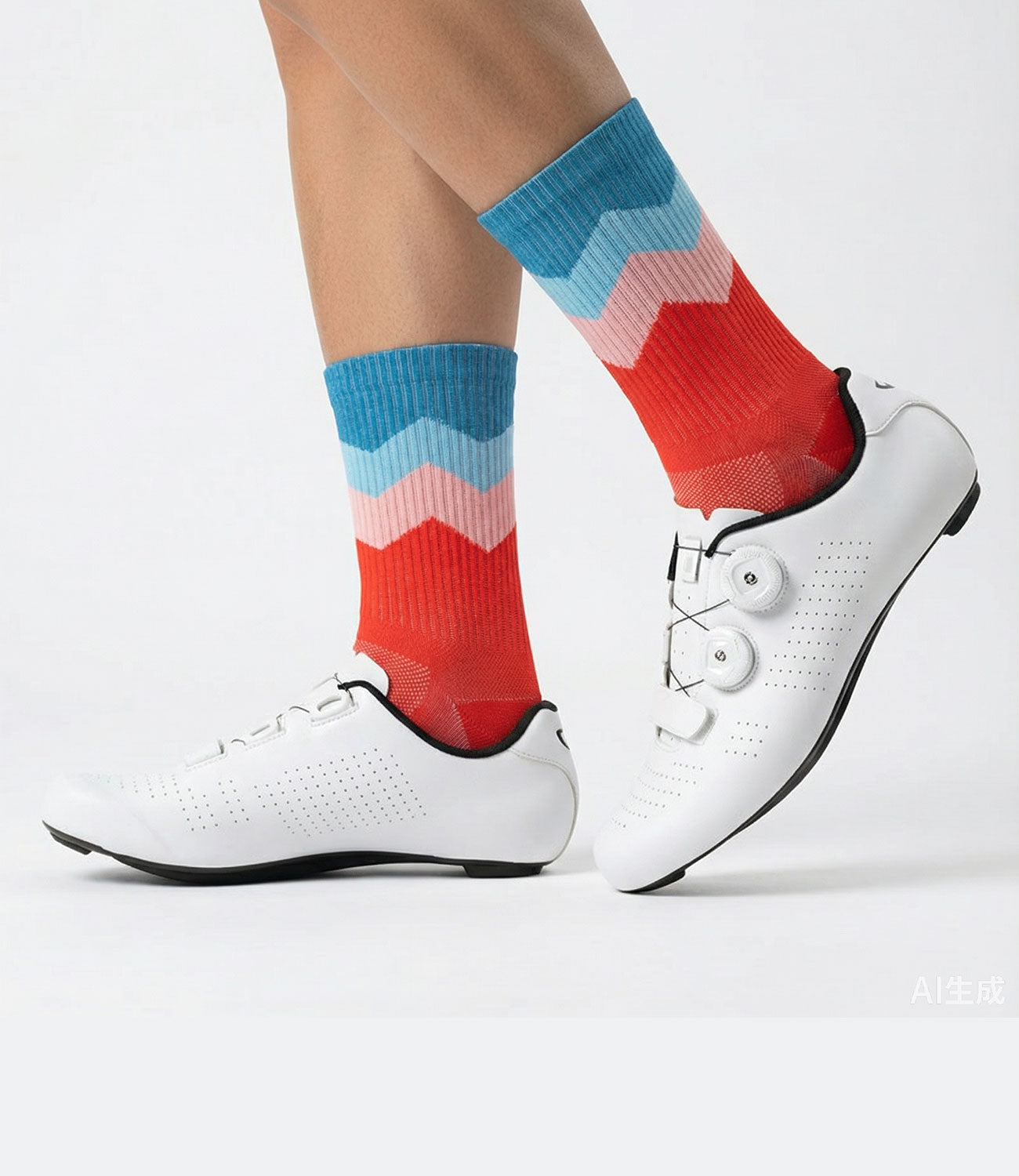 GKRQ Sunset Flare Peak Cycling Socks