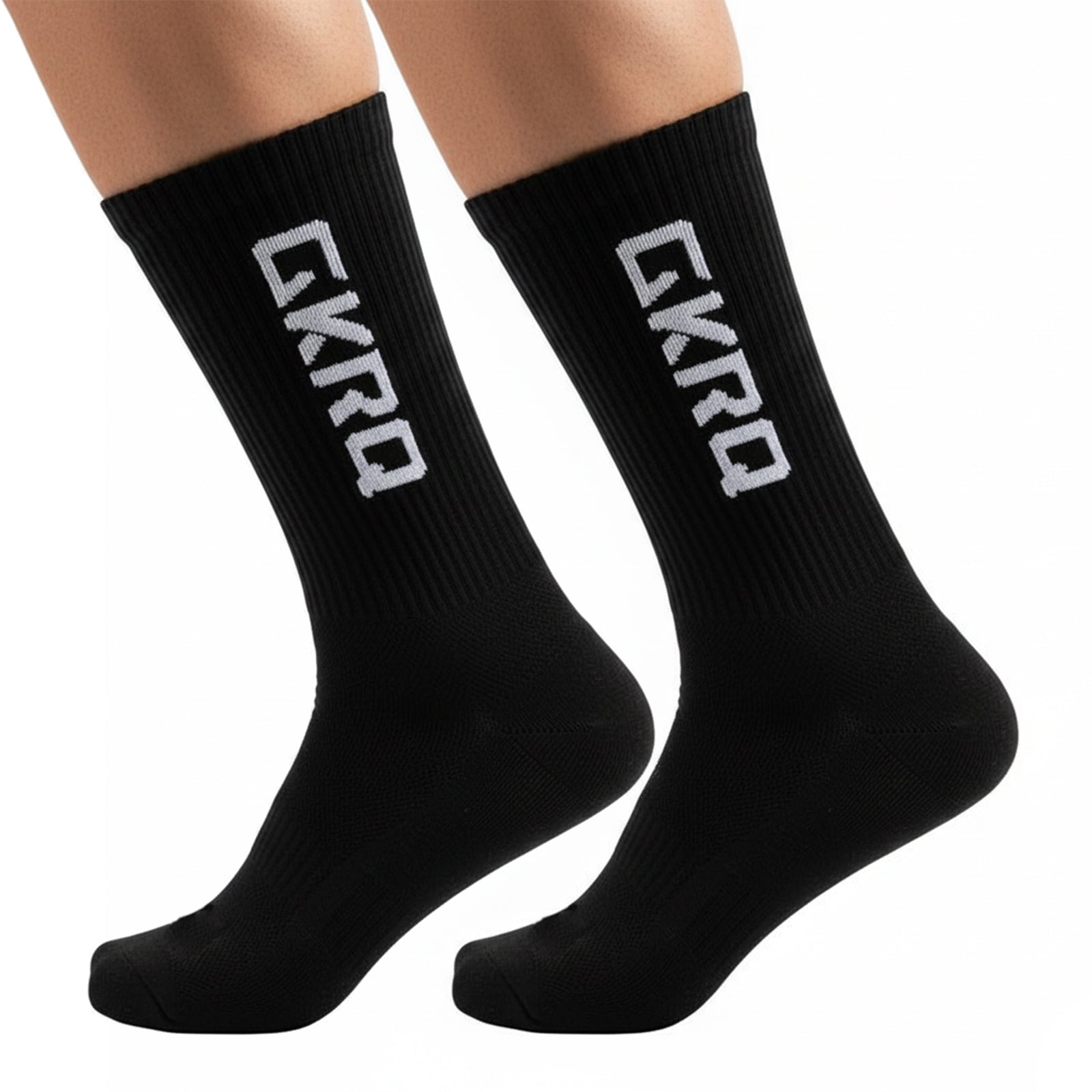 GKRQ Two-Tone Olive Cycling Socks