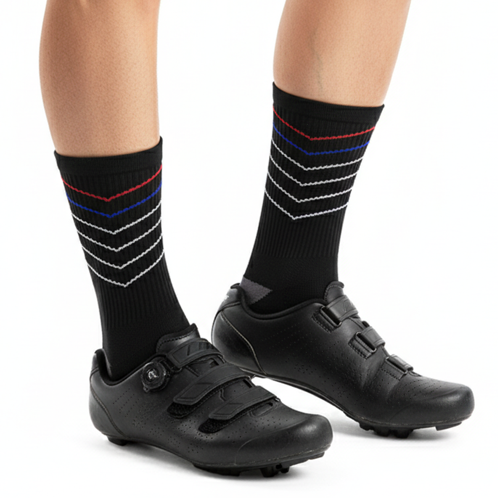 GKRQ Midnight Podium Cycling Socks