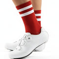 GKRQ Classic Varsity Cycling Socks - Red