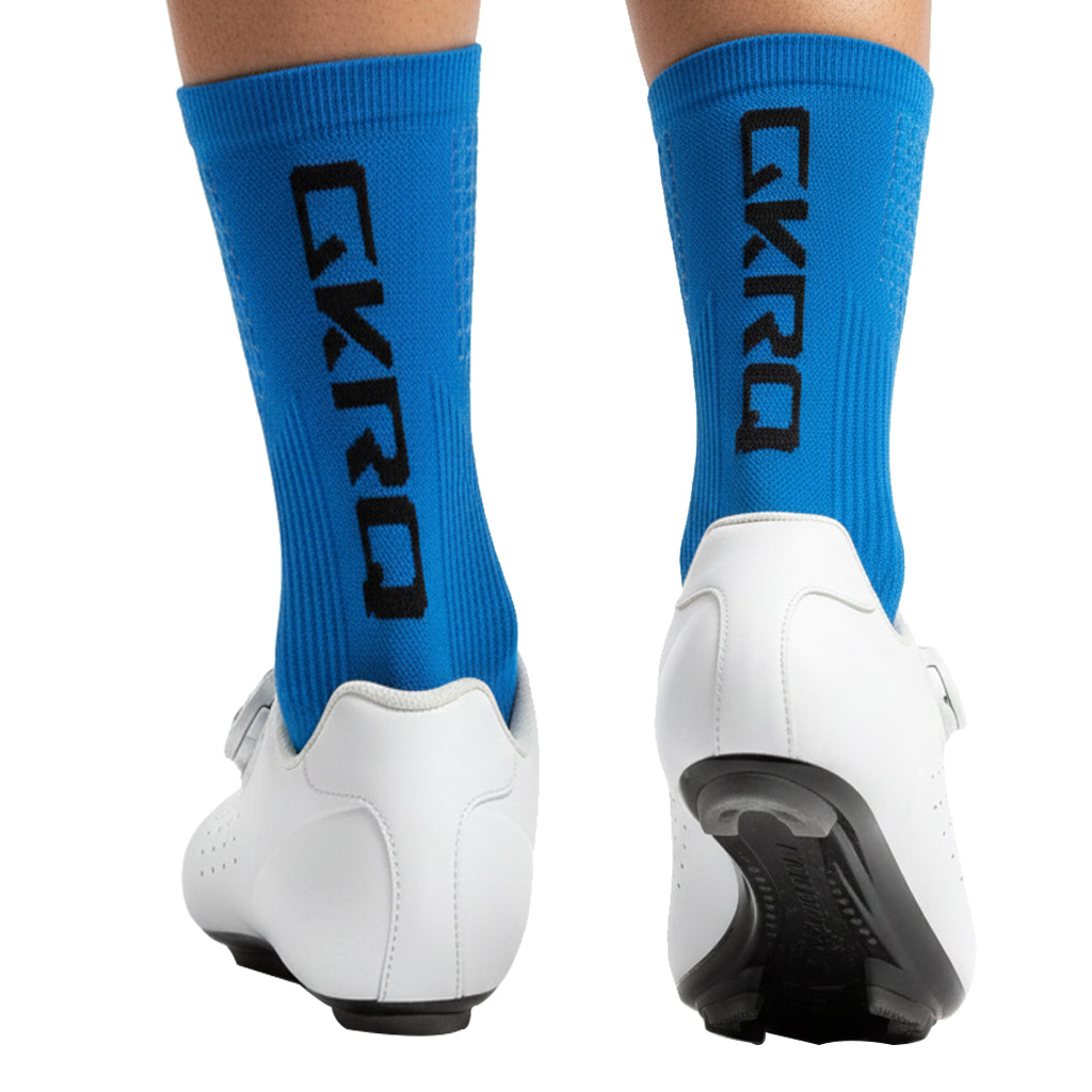 GKRQ Bold Logo Pro Cycling Socks - Racing Red