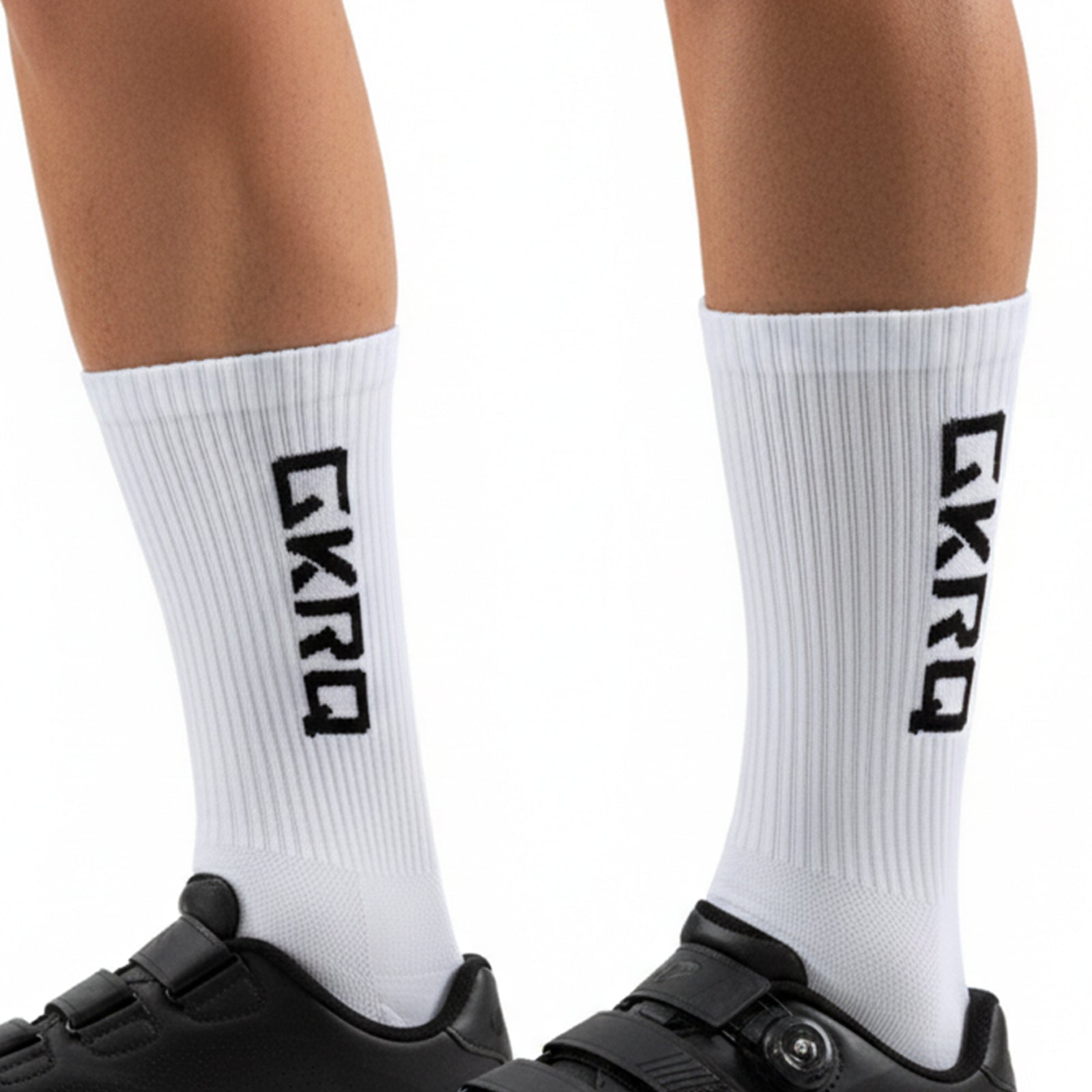 GKRQ Two-Tone Olive Cycling Socks