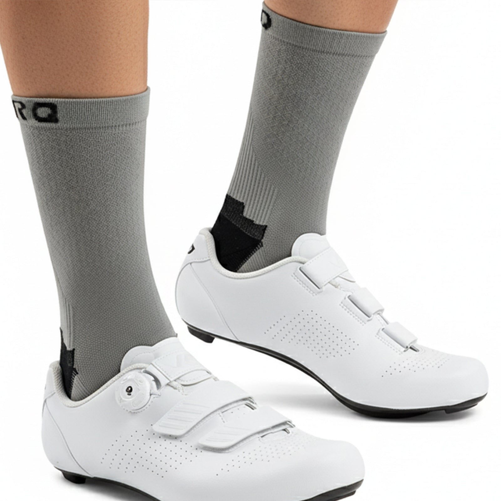 GKRQ Gravel Series Textured Cycling Socks - Olive