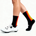 GKRQ Black Vertical Stripe Cycling Socks