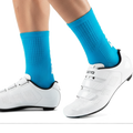 GKRQ Signature Vertical Logo Cycling Socks - light blue